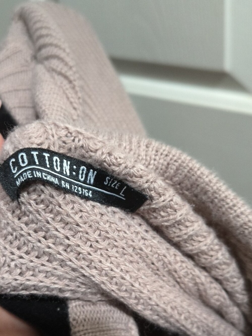 Cotton On Women's Crewneck Sweater in Dusty Mauve - Picture 3 of 3